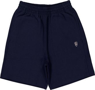 Burberry B-Shield Embroidered Cotton-Blend Shorts, Size X-Small