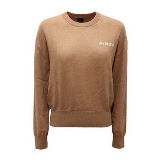 Pinko Martinica Jumper - female - PINKO - Round-neck Knitwear - Beige - XS - Knitwear