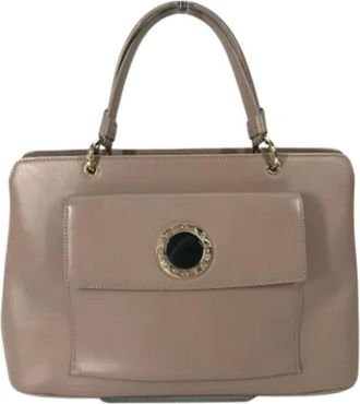 Bulgari Tweedehands leren schoudertassen - Dames - Vintage Handtas - Roze - ONE Size - Leer - Vintage