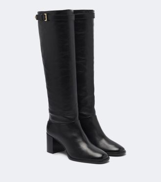 Prada Botas altas de piel
