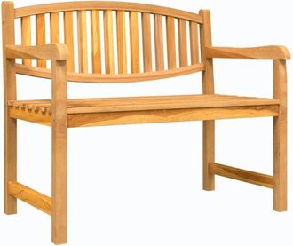 vidaXL Garden Bench 114x59x87 cm Solid Teak Wood vidaXL