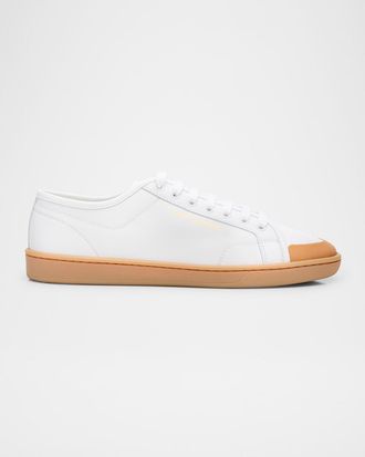 Saint Laurent Gym Leather Low-Top Sneakers
