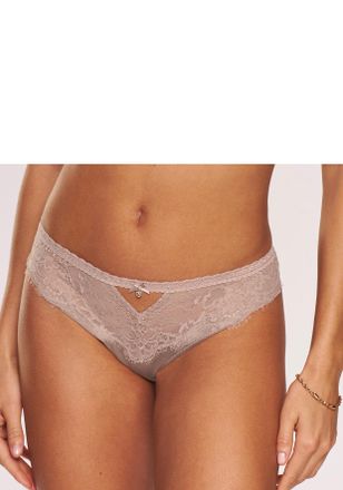 Lascana String LASCANA Alana, Damen, Gr. 32/34, beige (sand), Obermaterial: 56% Polyamid, 32% Seide, 12% Elasthan, Unterhosen String, mit hohem Seidenanteil u
