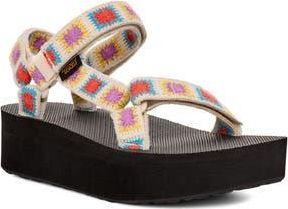 Teva Universal Crochet Flatform Sandal in Explore at Nordstrom Rack, Size 10