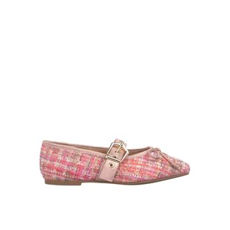 Alma En Pena Flat Ballerina Buckle Detail - female - ALMA EN PENA - Ballerina Shoes - Pink - 4 UK - Shoes