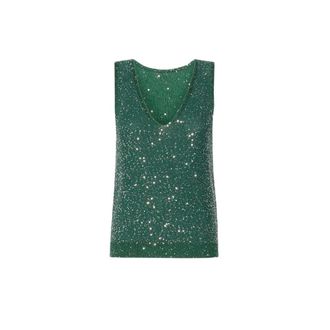 Max Mara Jersey con cuello en V Milord - Knitwear - Mujer - Verde - L