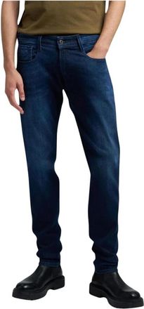 Replay Denim Jeans met Rits- en Knopen sluiting - Heren - Slim Fit Jeans - Blauw - W30 L32 - Denim - Jeans