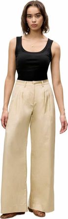 Rebecca Taylor Raquel Twill Pant in Latte at Nordstrom, Size 0032