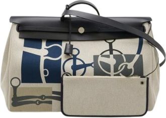 Herm&egrave;s Pre-owned Borsa Aile Bag Zip 50 Indigo 2Way Handbag - - Pre-owned - Donna - Multicolore - ONE SIZE