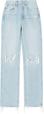 Re/Done high-rise loose jeans - women - Organic Cotton - 28 - Blue