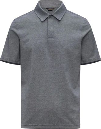 K-Way Polo Shirt - Heren - Polos - Grijs - 2XL - Katoen - Tops