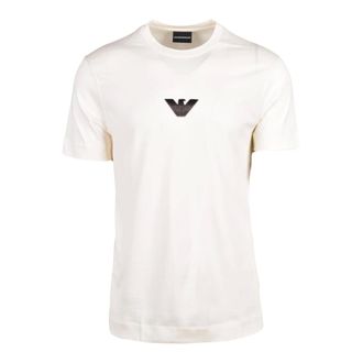 Emporio Armani Heren, Tops, Beige, Maat: L Katoen