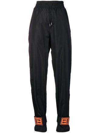 Off-white ankle strap track pants - Zwart