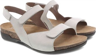 Dansko Womens Ronda Sandals In Ivory Milled Nubuck