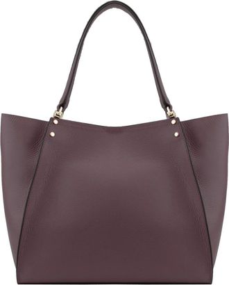 Pourchet Hebdo Tote Bag - Dames - Shoppers - Rood - ONE Size - Leer - Tassen