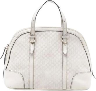 Gucci Pre-owned Handbags, female, White, Size: ONE SIZE Pre-owned Vintage Handbag