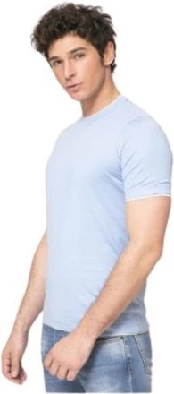 Gran Sasso T-shirt - Heren - T-shirts - Blauw - L - Katoen - Tops