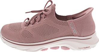 Skechers Womens GO Walk 7 VIA Sneaker, Purple, 7.5 UK