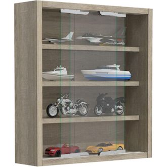 ebuy24 Ebuy24 - Vetrina in vetro vcm sospesa Vetrina vetrina con vetro di sicurezza esg Dimensioni: a. 40 x l. 37 x t. 10 cm Vetrina pendente vetro Moderno