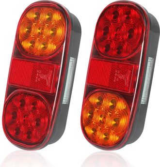 OEM 2 Luces Para Remolque, Luces Led De 12 V Para Remolque: Luces De Freno, Luces De Posici&oacute;n, Intermitentes, Luces De Matr&iacute;cula, Reflectores