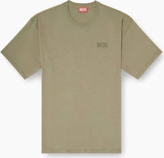 Diesel Mens Diesel T-Boxt V8 T-Shirt - Military Green - Size: 38