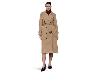 Avec Les Filles Oversized Trench Coat Womens Coat Camel : SM, Polyester