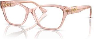 Versace 54mm Cat Eye optical glasses in Brown at Nordstrom