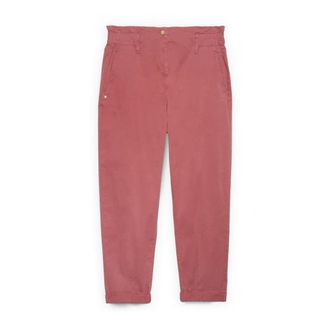 Fiorella Rubino Katoenen Ballonbroeken - Dames - Slim Fit Broeken - Roze - 5XL - Katoen - Broeken