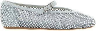 Le Silla Gilda Flat Shoes Silver-Donna