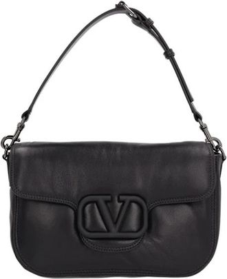 Valentino Garavani V Logo Leren Crossbodytas - Heren - Handtassen - Zwart - ONE Size - Leer - Tassen