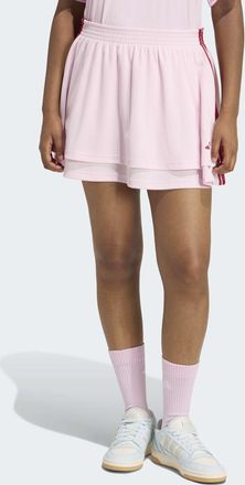 adidas Sweatrock ADIDAS SPORTSWEAR HOUSE OF TIRO, Damen, Gr. XL, clear pink, active maroon, Obermaterial: 100% Polyester, R&ouml;cke Sweatrock