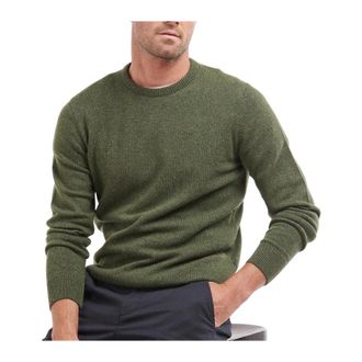 Barbour Maglione Girocollo Tisbury - - Knitwear - Uomo - Verde - S