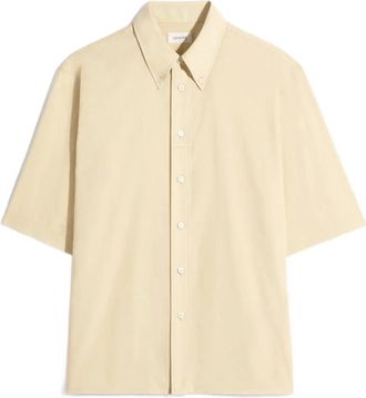 Christophe Lemaire Short Sleeve Shirts, male, Yellow, Size: L Sh1249 Lf1389 Short Sleeve Shirt