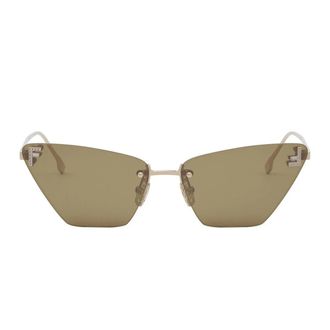 Fendi First Crystal Pink Cat Eye Sunglasses