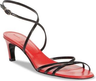 Proenza Schouler Uma Ankle Strap Sandal in Red at Nordstrom, Size 10.5Us