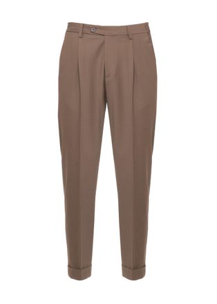 Devore Incipit Tailored Wool Pants with Elastic Inserts and Four Pockets