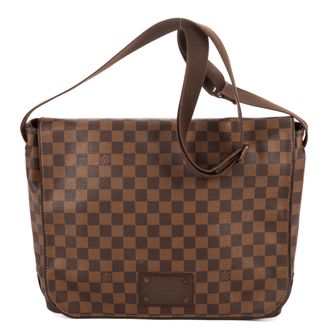 Louis Vuitton Pre-owned Womens Brooklyn MM Shoulder Bag - Brown - One Size