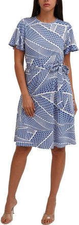 Sunny Leigh Flutter Sleeve Dress in Lindsay Denim at Nordstrom Rack, Size X-Large