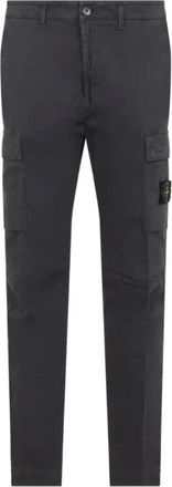 Stone Island Broken Twill Old Effect Cargo Pant - Heren - Slim Fit Broeken - Grijs - W31 - Katoen - Broeken