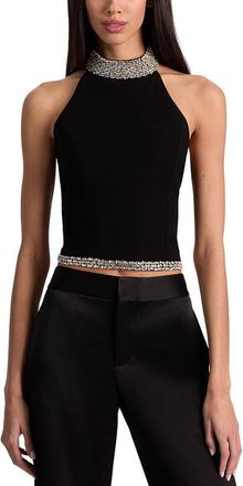Alice & Olivia Alice + Olivia Gatz Open Back Top