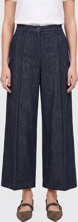 Brunello Cucinelli Pantaloni cropped fit in cotone