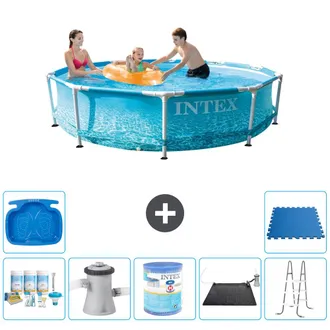 Intex Piscina Con Estructura Redonda - 305x76 Cm - 7-piezas S41320