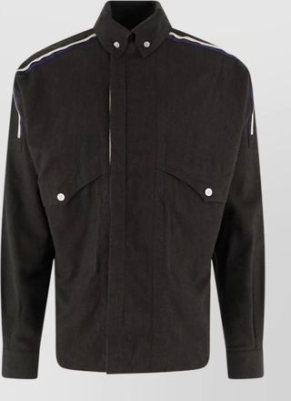 Kiko Kostadinov jacket chest pockets shoulder stripe detail