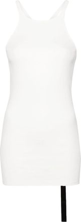 Rick Owens racerback cotton tank top - women - Cotton - S - White