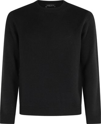 Roberto Collina Sweater - Heren - Ronde hals truien - Zwart - S - Truien & Vesten