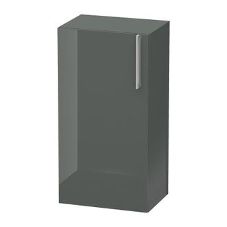 Duravit Armario Semi Alto Duravit Vero, 1156, Bisagra De Puerta Izquierda, 500mm, Color (frente/cuerpo): Laca De Alto Brillo Dolomiti Grey - Ve1156l3838