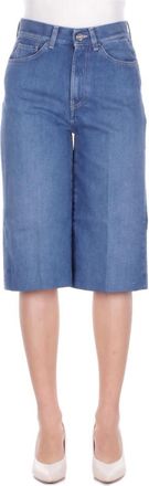 Dondup Shorts - Dames - Denim shorts - Blauw - W27 - Katoen - Korte Broeken