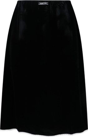 Prada Gonna Midi In Velluto