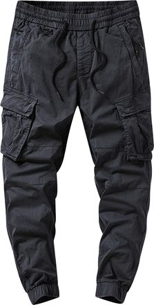 Generic Cargo Trousers For Men UK Elasticated Waist | Stretch Work Trousers Slim Fit Combat Trousers | Jogging Bottoms Sweatpants Hiking Trousers Athletic-fit