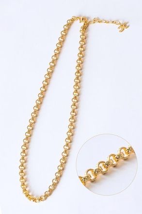 Classicharms Carved Rolo Chain Choker Necklace in Gold at Nordstrom